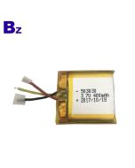 China Lithium Battery Supplier Customized Battery for LED Light BZ 503030 400mAh 3.7V Li-Polymer Battery