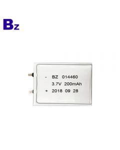 Best Lithium Battery Factory Customized Battery for Electronic Access Card BZ 014460 200mAh 3.7V Super Thin Polymer Li-Ion Battery