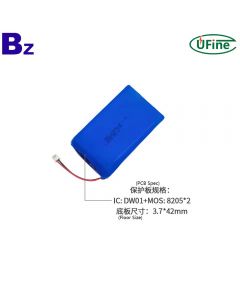 Li-ion Cell Supplier Wholesale Lighting Device Battery UFX 105080-2P 3.7V 10000mAh Li-polymer Battery Pack