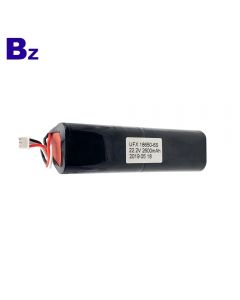 China Best Cylindrical Battery UFX 18650-6S 2600mAh 22.2V Lithium-ion Rechargeable Battery Pack