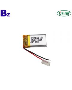 Battery Factory Wholesale Digital Device Rechargeable Lipo Battery UFX 501525 3.7V 150mAh Li-Polymer Battery