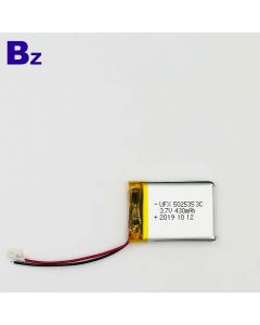 Wholesale Rechargeable Battery For Scanner UFX 502535 3C 3.7V 430mAh Li-Polymer Battery
