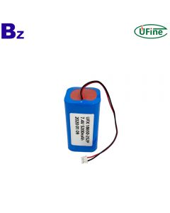 High Quality Lithium-ion Battery for Vacuum Cleaner UFX 18650-2S2P 7.4V 5200mAh Cylindrical Battery Pack