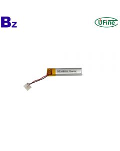 Li-ion Cell Supplier Wholesale Electric Toothbrush Battery BZ 340835 3.7V 70mAh Small Lipo Battery