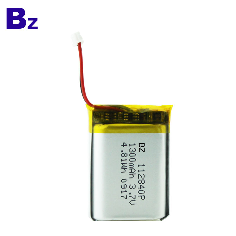 Lithium Battery Manufacturer OEM Battery for Bluetooth Receiver Device BZ 112840 1300mAh 3.7V Li-ion Polymer Battery