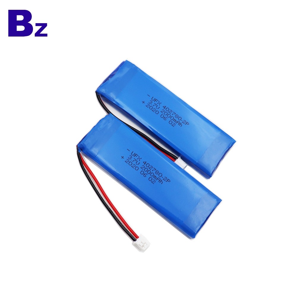 402780-2P 2000mAh 3.7V Lithium Polymer Battery