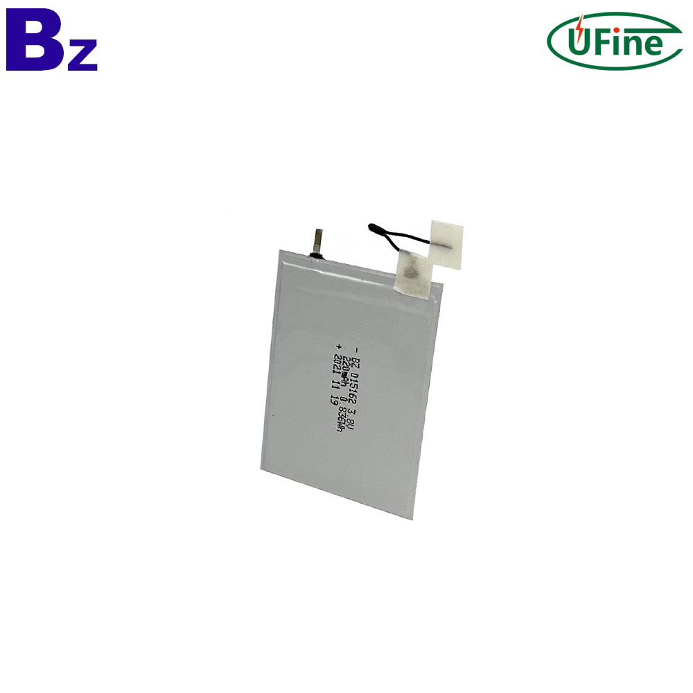 015162 3.8V 220mAh Super Thin Battery