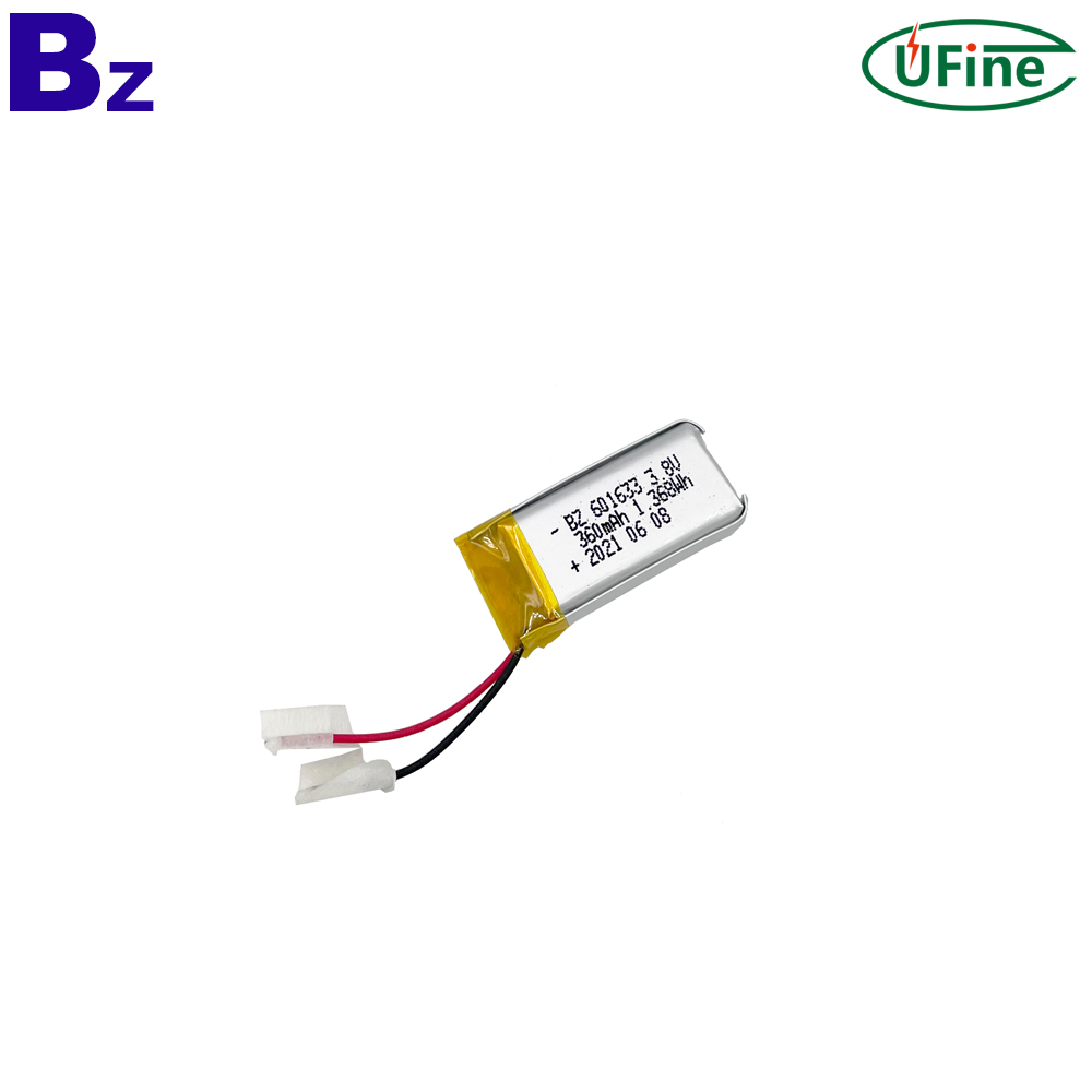 Professional Customized 360mAh Polymer Battery