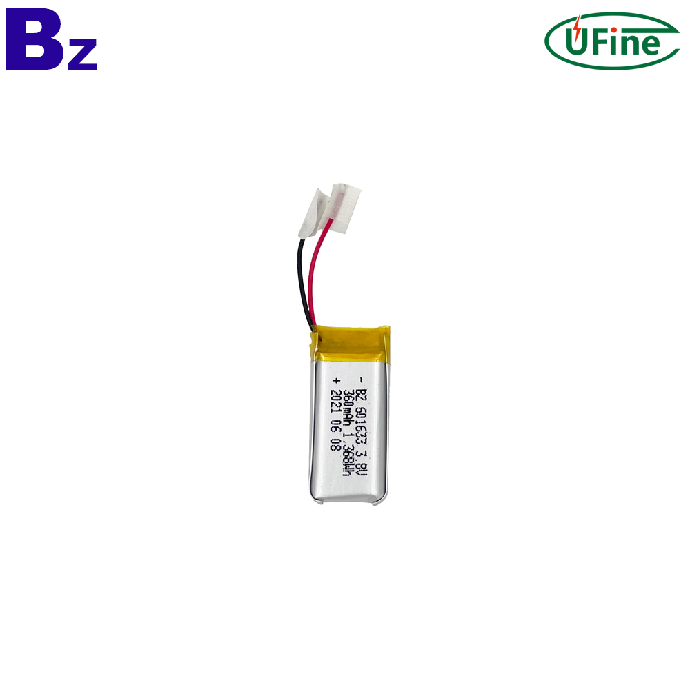 601633 3.8V 360mAh Lipo Battery