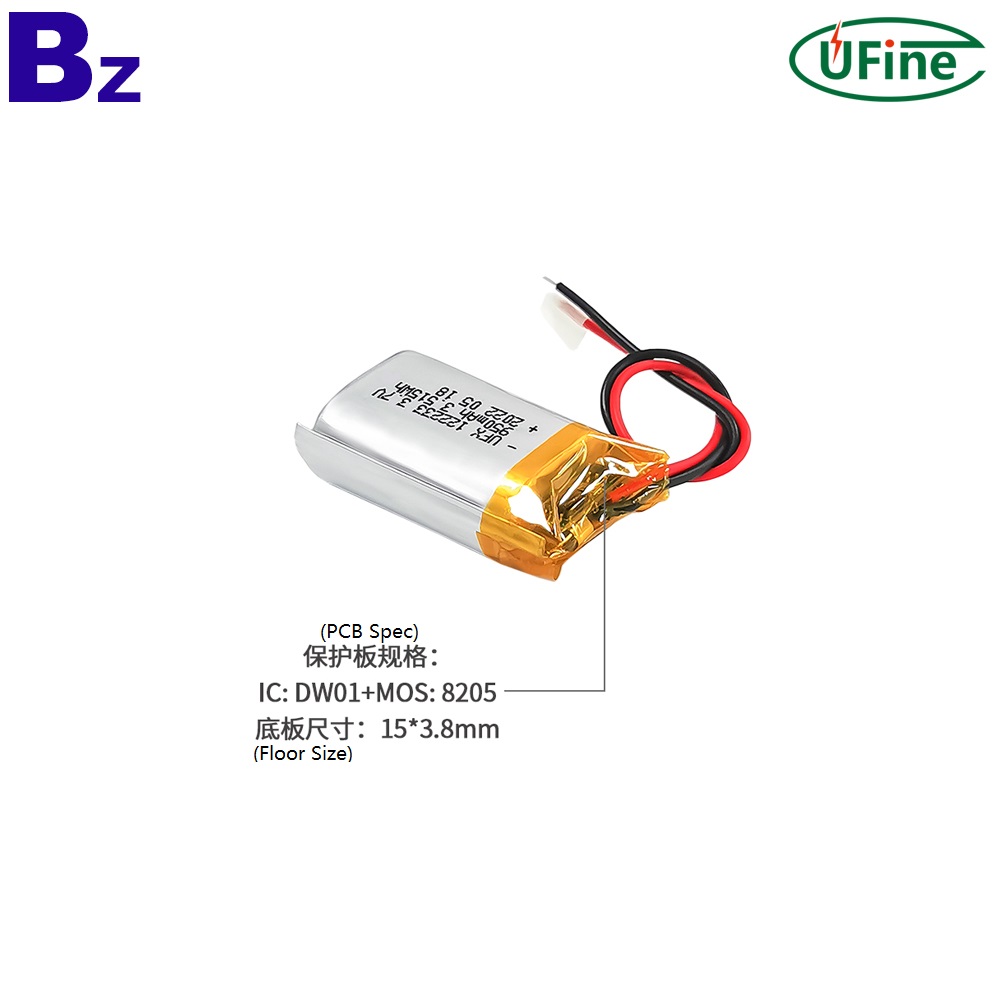 122233 3.7V 950mAh Lipo Battery
