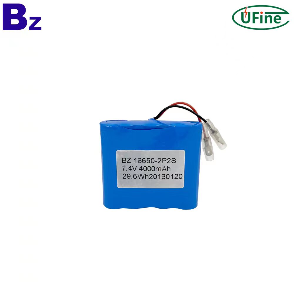 18650-2S2P 7.4V 4000mAh Cylindrical Battery Pack