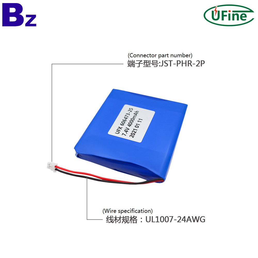 606473-2S 7.4V 4000mAh Li-polymer Battery