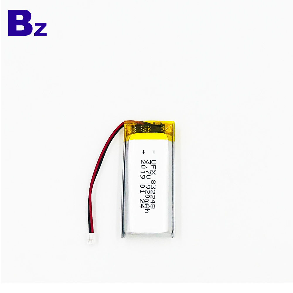 832248 920mAh 3.7V Li-Polymer Battery