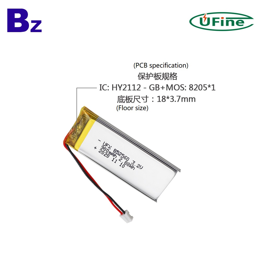 Top Selling 900mAh Medical products 3.2V Battery