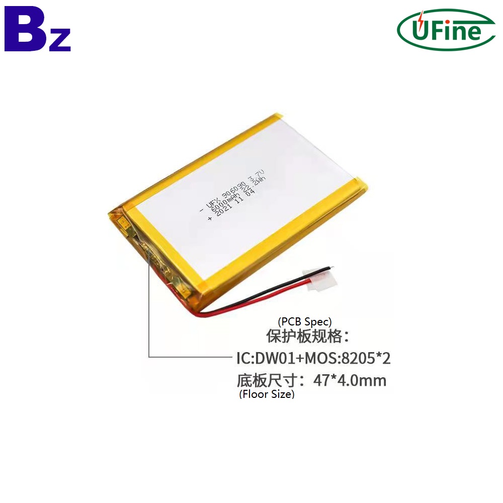 906090 3.7V 6000mAh Li-po Battery
