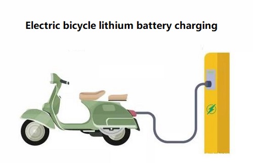 Electric bicycle lithium battery charging