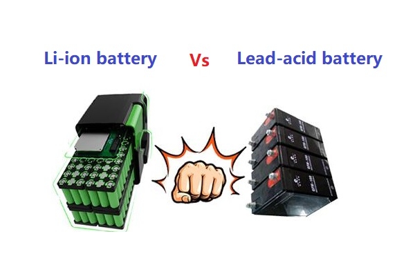 difference between a lithium ion battery and a lead-acid battery