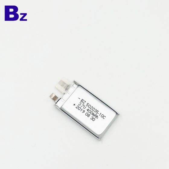Best Quality E-cigarette Lipo Battery BZ 502035-10C 400mAh 3.7V Li-Polymer  Battery Cell