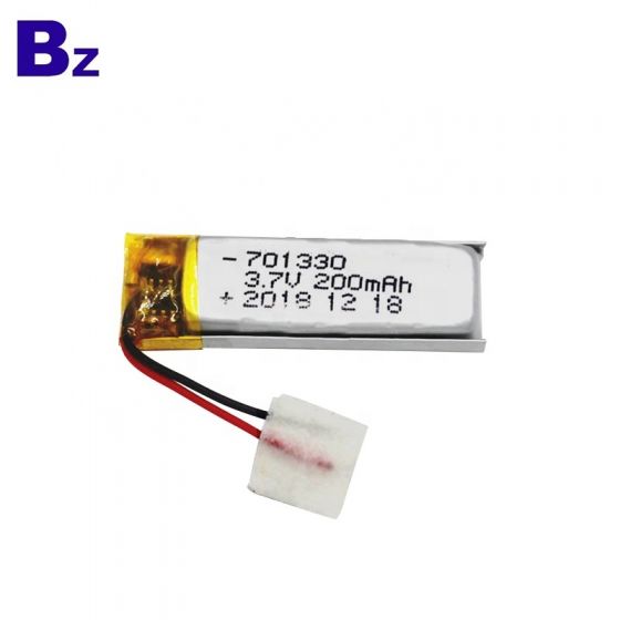 China Top Selling Lipo Battery for Mobile Tablet PC BZ 701330 200mAh 3.7V  Lipo Battery with CE CB and KC Certification