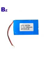 China Hot Sales For Infrared Detector Lipo Battery UFX 163764-3S 1200mAh 11.1V Li-Polymer Battery 