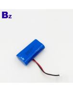 High Quality Cylindrical Lithium Ion Battery For Car DVR Devices UFX 18650-30Q-2P 6000mAh 3.7V Li-ion Battery With Wire and Plug