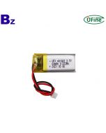 Made in China Mini Smart Plug Lipo Battery UFX 401020 3.7V 60mAh Lithium Polymer Battery