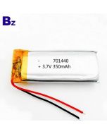 Custom Best Price High Quality Lithium-ion Battery BZ 701440 3.7V 350mAh Lipo Battery for Digital Device