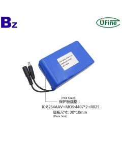 Manufactory Supply Communication Network Equipment 18650 Battery Packs UFX 18650-4P3S 10000mAh 11.1V Cylindrical 18650 Batteries