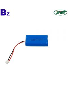 Factory Supply Smart Fingerprint Lock Battery BZ 18650-2S 7.4V 2200mAh Cylindrical Battery Pack
