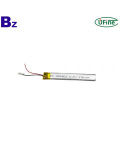 Supply High Quality LED Light Battery BZ 250963 3.7V 130mAh Polymer Battery