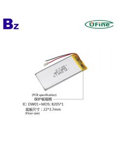 China Manufacturer Wholesale Cheapest Blood Pressure Monitor Lipo Battery UFX 303065 600mAh 3.7V Li-polymer Battery