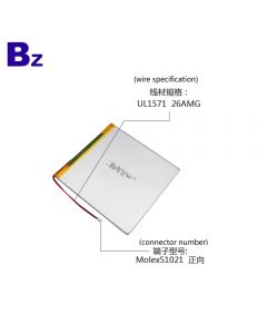 High Performance Rechargeable Flat Computer Lipo Battery UFX 35100118 5000mAh 3.7V Lithium Polymer Battery