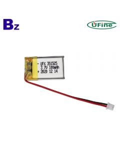 Chinese Battery Manufacturer Supplies Best Quality Smart Wristband Lipo Battery UFX 351525 100mAh 3.7V Li-Polymer Battery