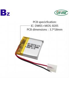 3.7V 380mAh Lipo Cell Factory