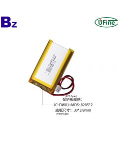 Chinese Lithium-ion Cell Factory Wholesale Air Cleaner Battery UFX 124065 4000mAh 3.7V Li-polymer Battery