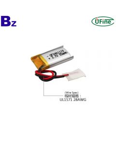 Li-Polymer Cell Factory Supply Bluetooth Headset Batteries UFX 401119 55mAh 3.7V Lipo Battery