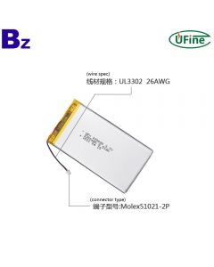 Li-ion Polymer Cell Factory New Design Toy Helicopter Rechargeable Battery UFX 425090 2300mAh 3.7V Li-polymer Battery