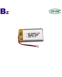 Lithium Cell Factory Wholesale Beauty Instrument Battery UFX 502035 200mAh 3.2V LiFePO4 Battery