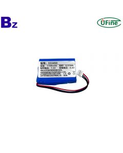 Lipo Cell Factory Supply BZ 553450 2S1P 7.4V 1150mAh Battery Pack for Beauty Equipment