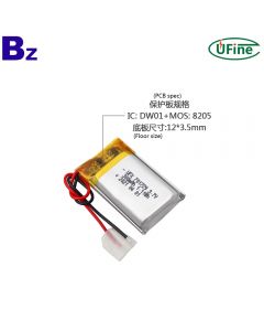 Shenzhen LiPo Cell Factory Wholesale High Quality Electric Hair Band Rechargeable Battery UFX 701729 3.7V 300mAh Li-polymer Battery