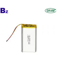 Lithium-ion Cell Supplier Customized Keyboard Battery UFX 753665 3.7V 2370mAh Rechargeable Pure Cobalt Battery