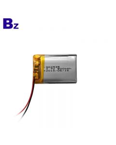 Factory Customize Lithium Battery for Electronic Beauty Devices BZ 902535 800mAh 3.7V Lipo Battery with KC certification 