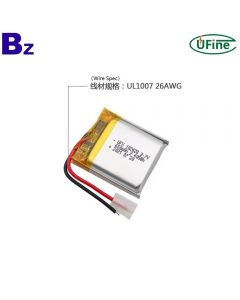 China Cell Factory Wholesale Selfie Stick Li-ion Polymer Battery UFX 102428 650mAh 3.7V Li-po Battery
