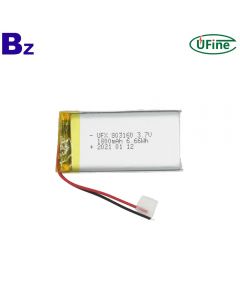 China Best Battery Factory Wholesale Bluetooth Speaker Lipo Battery UFX 803160 1800mAh 3.7V Li-Polymer Battery