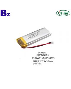 Hot-Sale Smart Lock Li-ion Batteries UFX 902055 1100mAh 3.7V Lithium Ion Polymer Battery