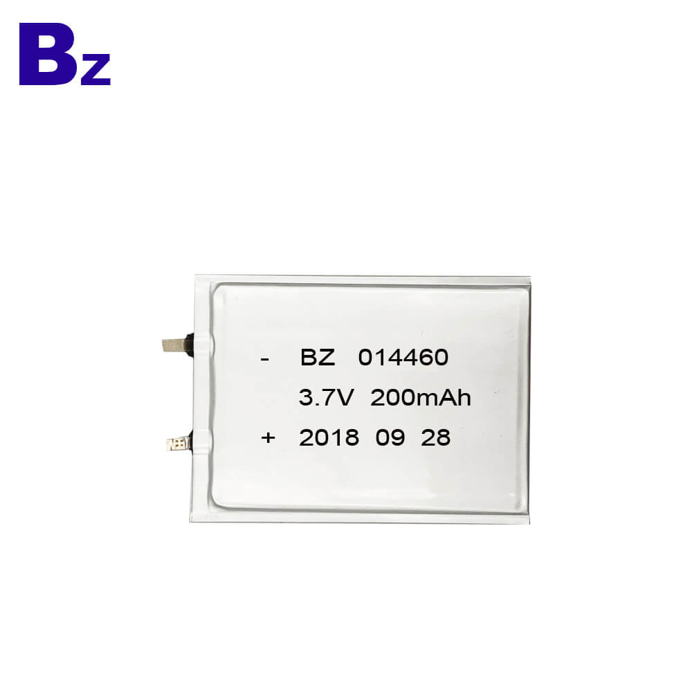 BZ 014460 200mAh 3.7V Super Thin Polymer Li-Ion Battery