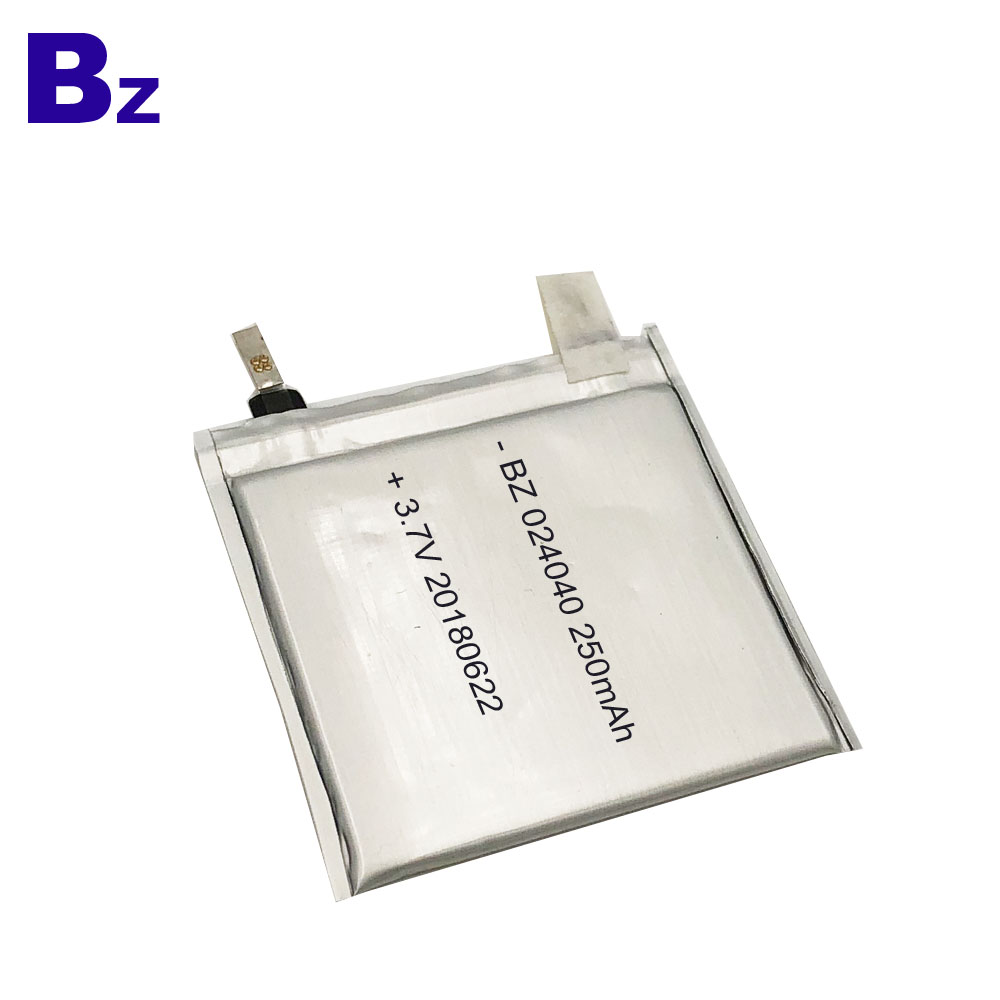 024040 250mAh 3.7V Lipo Battery Cell