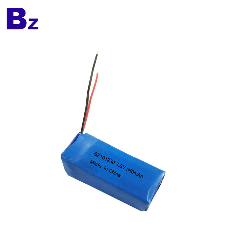 Customized Rechargeable Battery 3.7V 560mAh