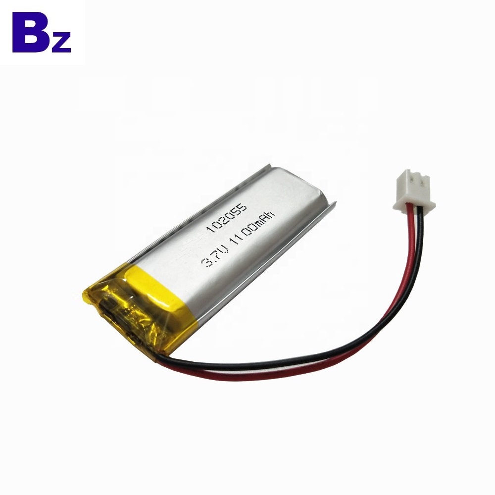 BZ 102055 1100mAh 3.7V LiPo Battery
