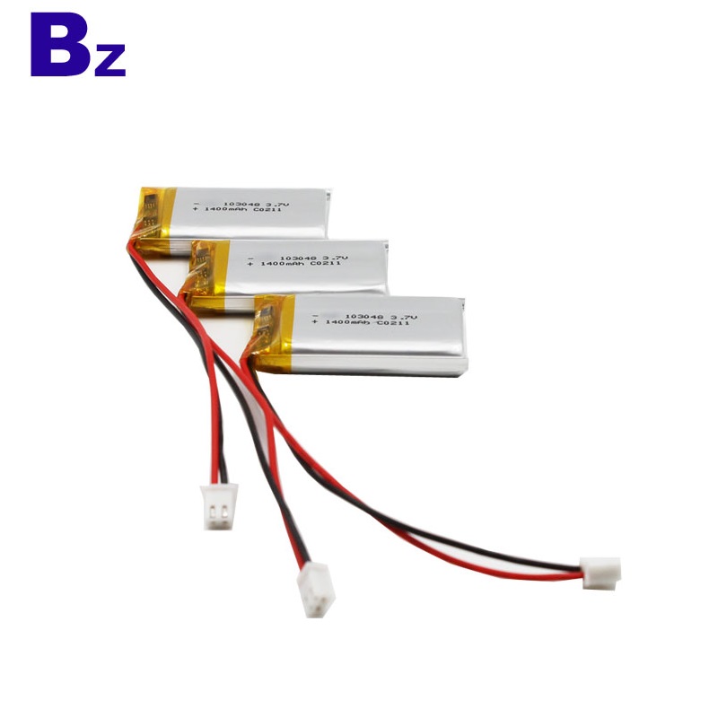 3.7V 1400mAh Li-ion Polymer Battery